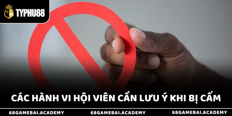 Điều Khoản Sử Dụng 3 Các hành vi hội viên cần lưu ý khi bị cấm tại nền tảng
